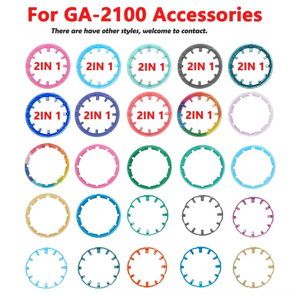 Casioak DIY Watch Scale Ring Index For GA2100 2110 2IN1 Hour Marker Dial Ring Refit Mod Modification Dial Watch Accessories