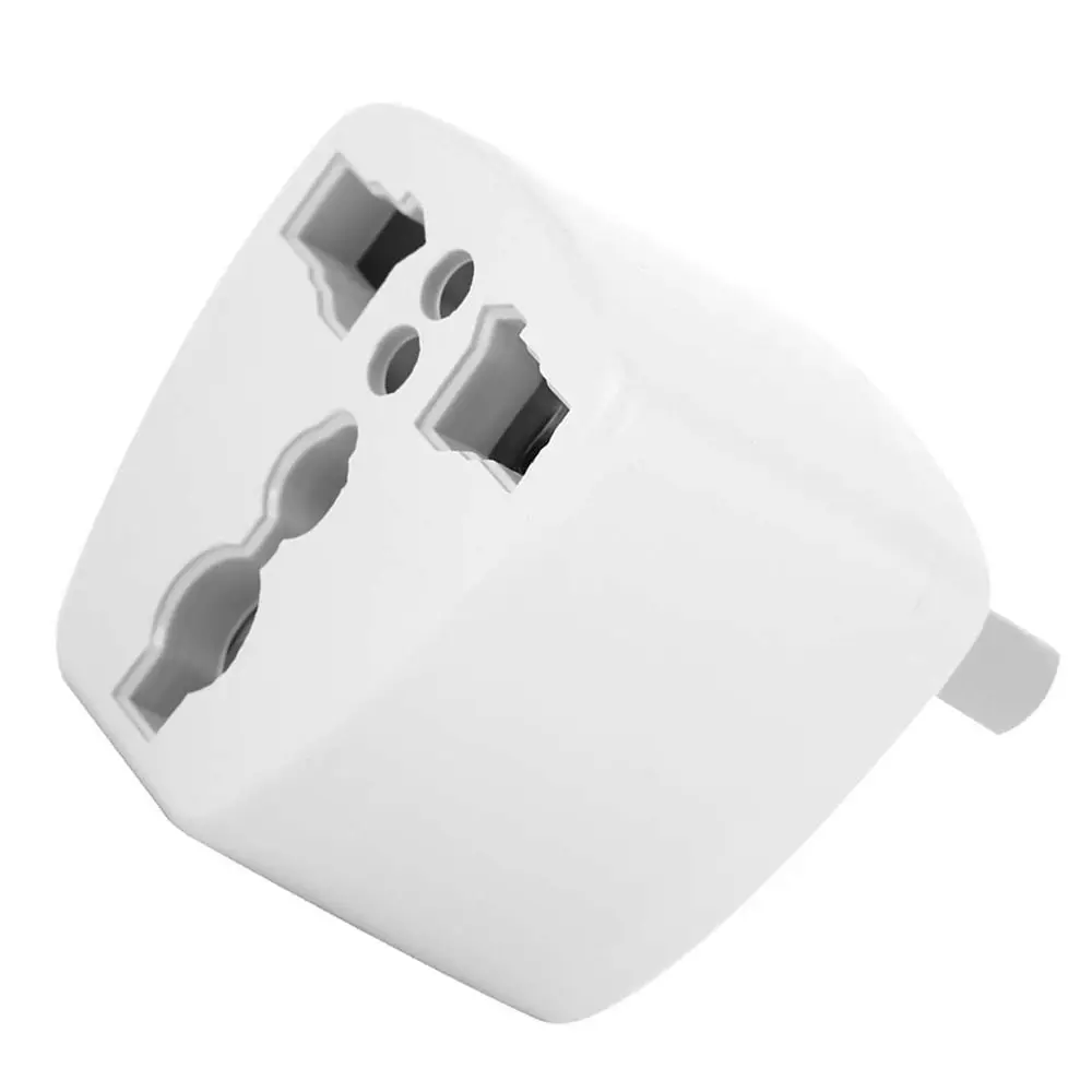Portable 2 Pin US Plug Converter Adapter White 220V Power Plug Power Converter for Phones Household Appliances