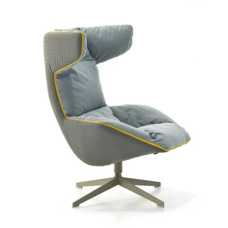 Armrest recliner butterfly high back modern simple bedroom small sofa office leisure rest with backrest