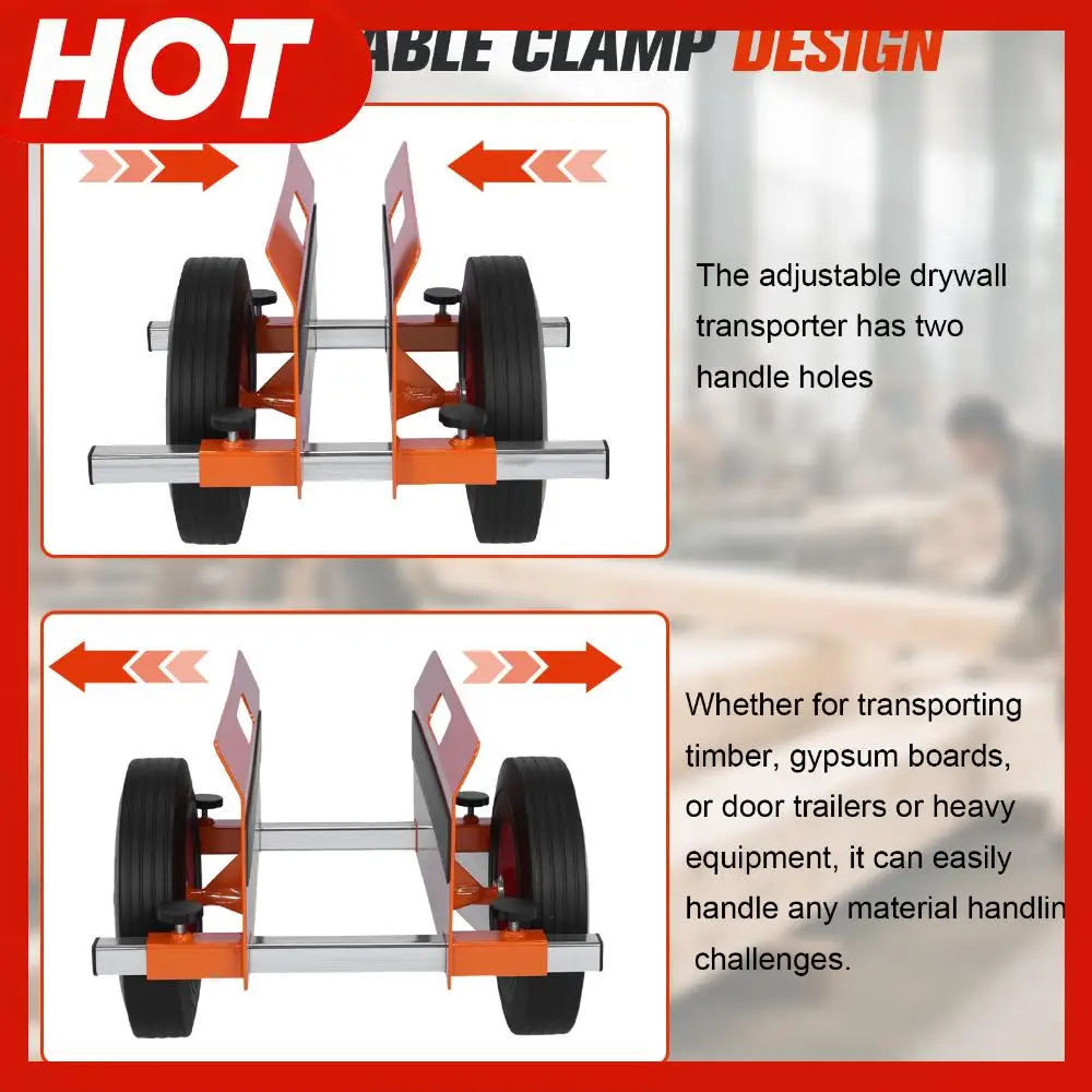 

Тележка для панелей с цельнолитыми резиновыми колесами, тележка для дверей, передвижная тележка для панелей, грузоподъемность 1100 фунтов, с ручкой, для деревянных, фанерных дверей, ограждений, гипсокартона