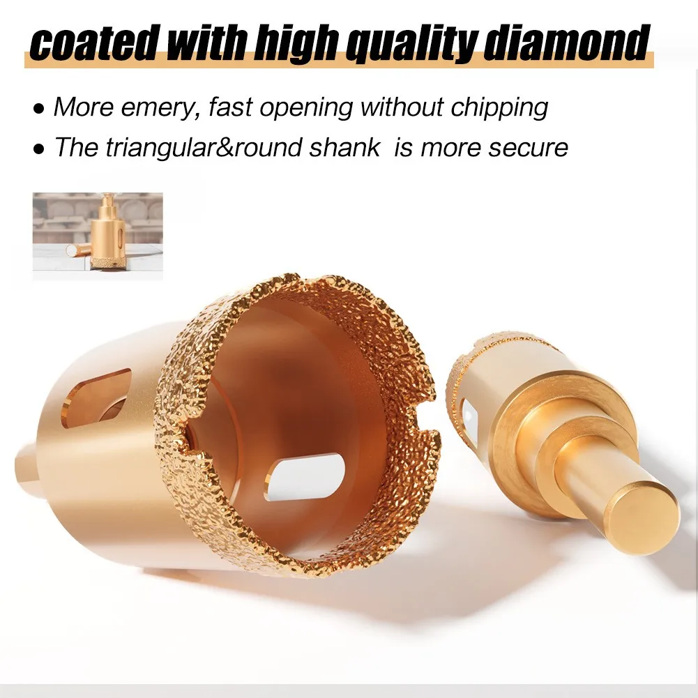 M10 diamond drill bit set, stone reaming drill bit, ceramic tile, marble, granite hole opener