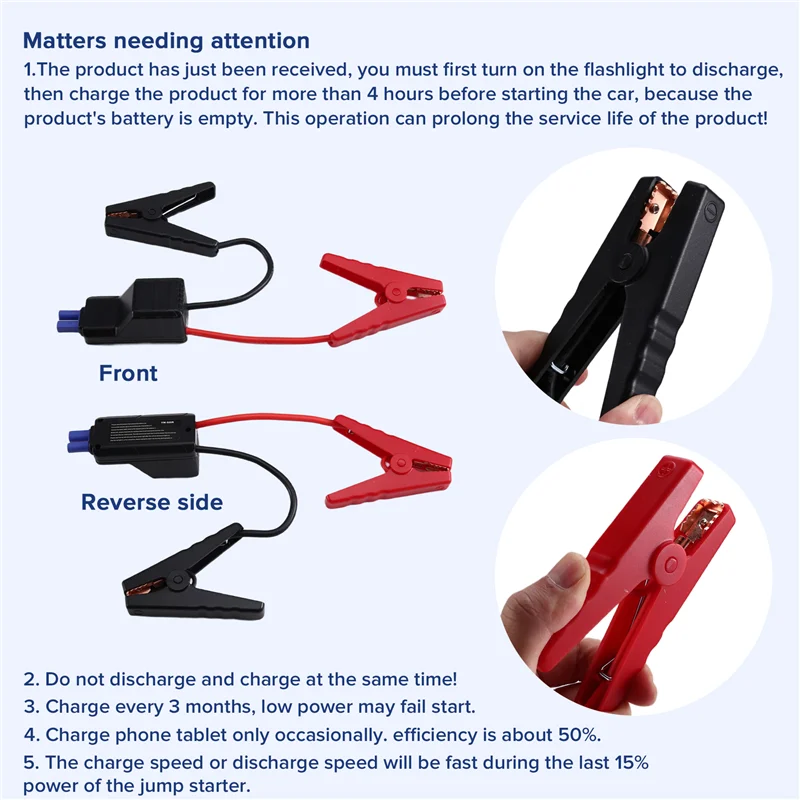 

Car Starter And Air Pump Car Tire Inflator Multi-Function Air Pump For Car Tire Inflation, Car Starter Ignition