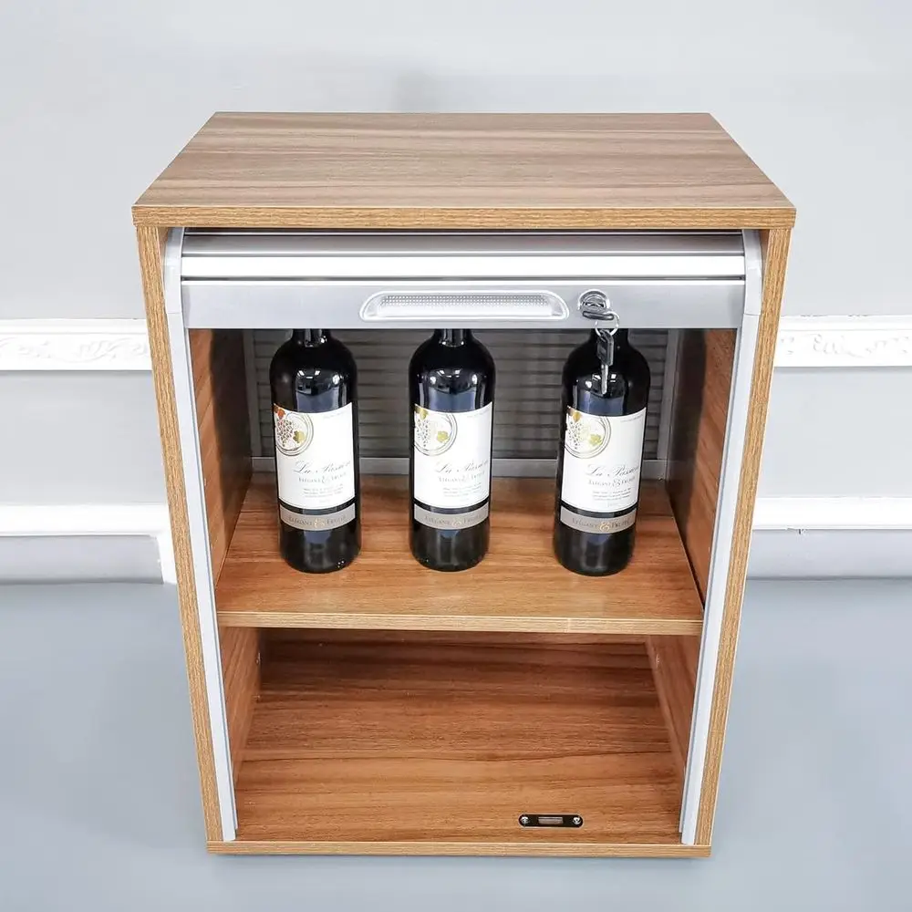 ตู้เก็บปืนแบบม้วนเก็บได้ ขนาด 18 นิ้ว กว้าง 24.8 นิ้ว สูง 11.8 นิ้ว รุ่น Man's Cove 21402 สำหรับเก็บของในโรงรถ