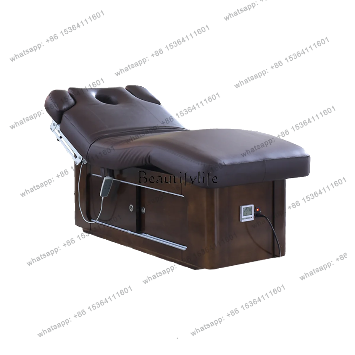 D30Latex electric beauty salon special lifting bed for face washing