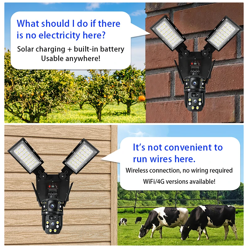 Cámara de seguridad PTZ solar - Outdoor Lighting And Camera reseña y precio