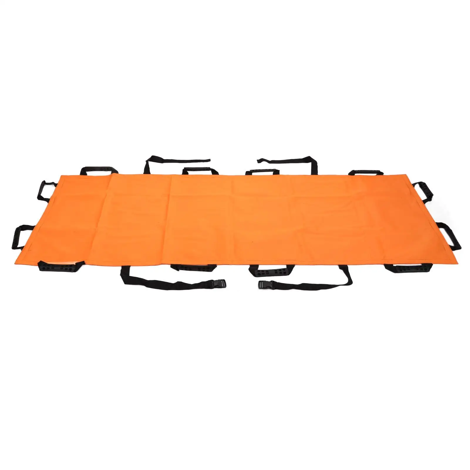 

Soft Nylon Folding Stretcher Patient Transfer Sheet with 12 Handles for emergency Use 180x70cm Lightweight Transport Unit