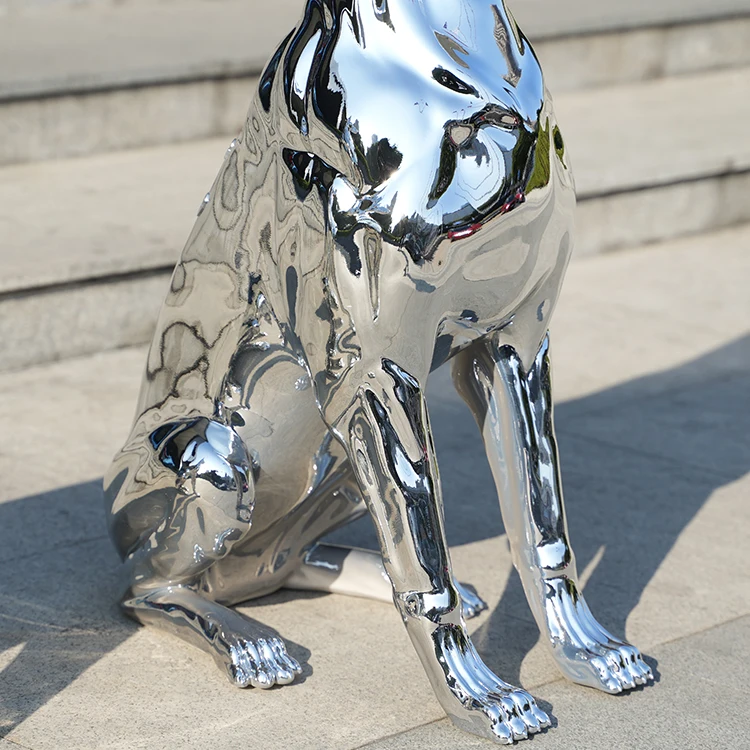 Resin Crafts Home Decoration Resin Doberman Dog Sculpture