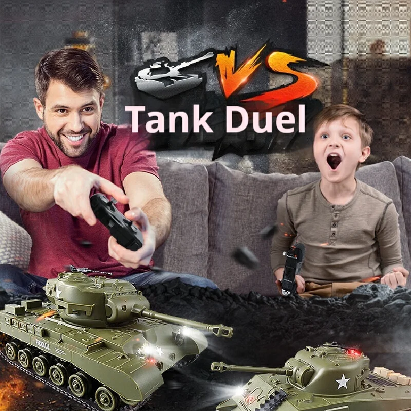 لعبة دبابة Henglong RC 3841 - دبابة عسكرية لاسلكية قابلة لإعادة الشحن للأطفال، لعبة للأولاد #5