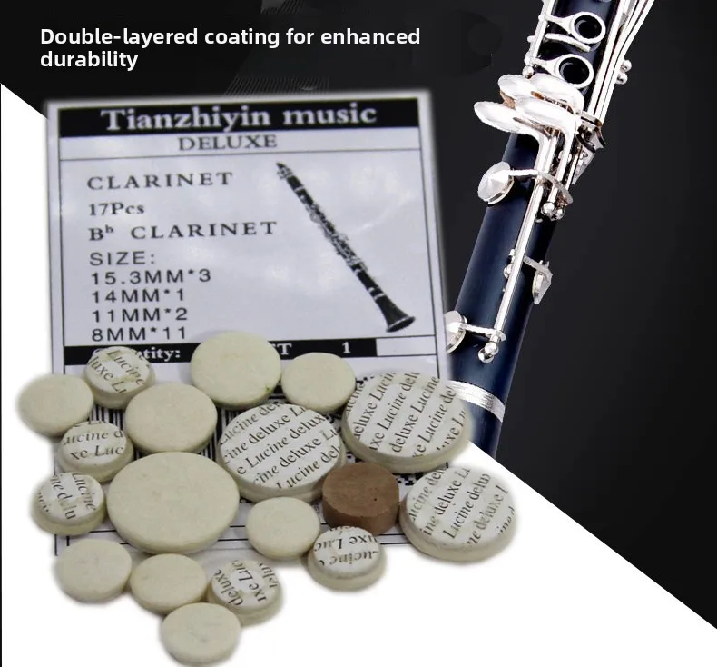 B-flat clarinet pad sound hole reed sound hole pad 17 keys Buffi pad