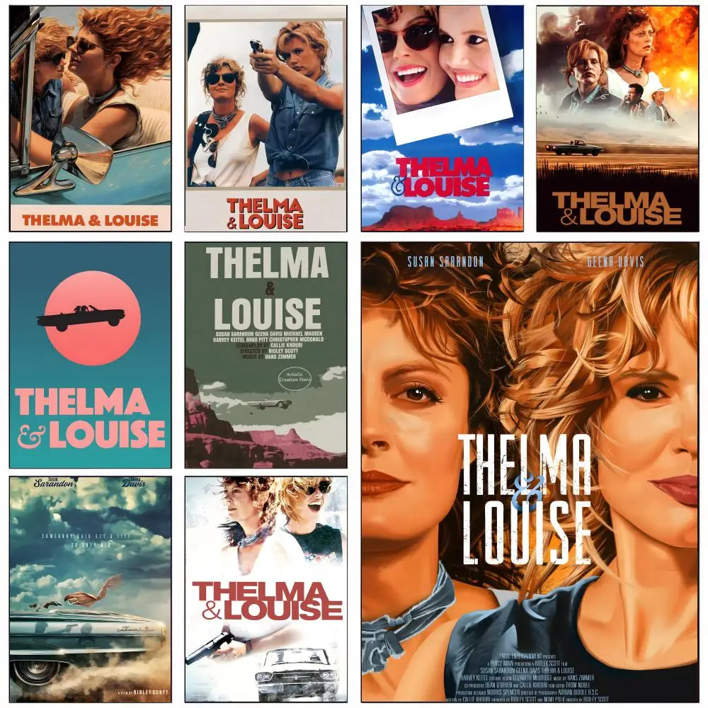 Classic movie T-thelma and L-louiseS Poster HD Self-Adhesive