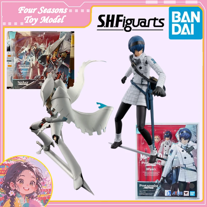 Schnelle Lieferung Bandai Anime SHF METAPHOR ReFantazio SEEKER PROTAGONIST Original Modell Spielzeug Action Figure Sammeln Kinder Geschenk