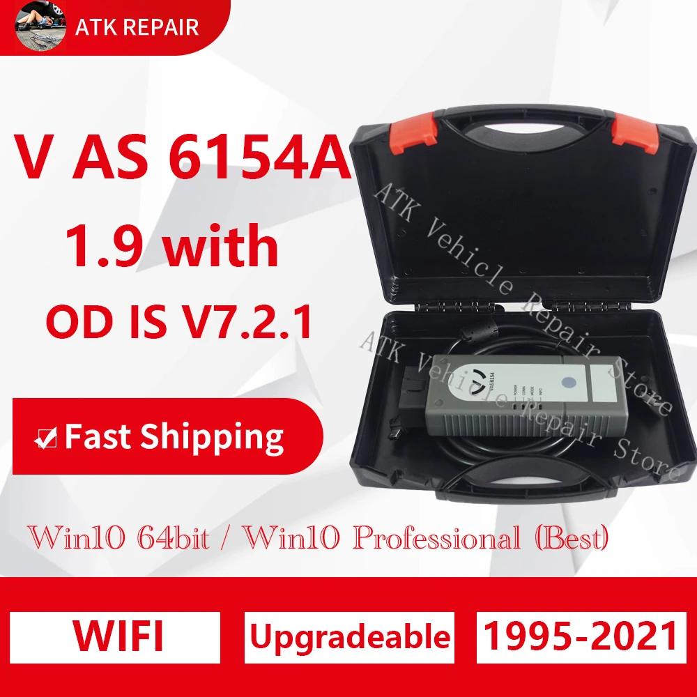 VA-S Diagnostic Tool 6154a Wi Fi USB 6154 OD-IS V7.2.1 suitable for Po-rsche For V-w/For Au-di/For Sko-da optimal quality Tester