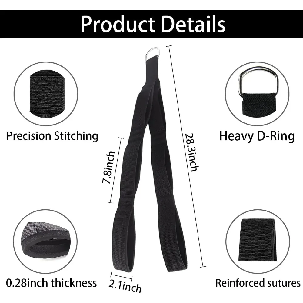 Tricep Rope Cable Attachment Tricep Pull Down Fitness Accessory for Arm Strength Training Facepulls Gym Workout