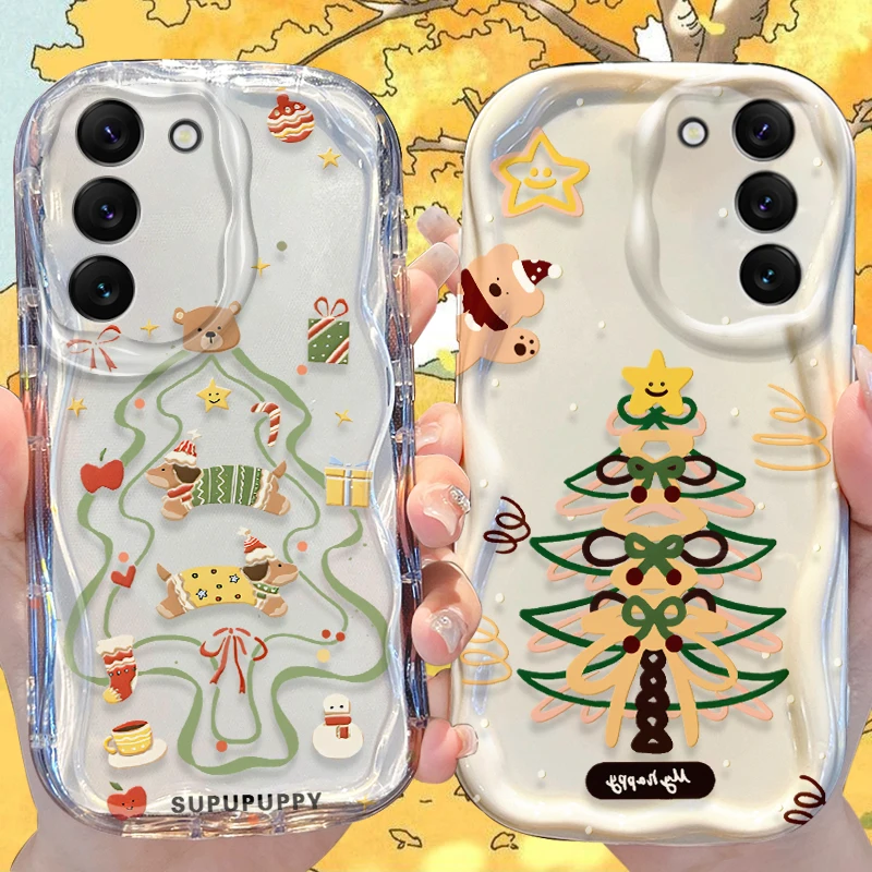 

Чехол с рождественским медведем для Samsung Galaxy A53 A50 A50S A36 A35 A34 A32 A30 A26 A25 A24 A20 A16 A15 A06 A05S A05 M55 M54 5G Cover