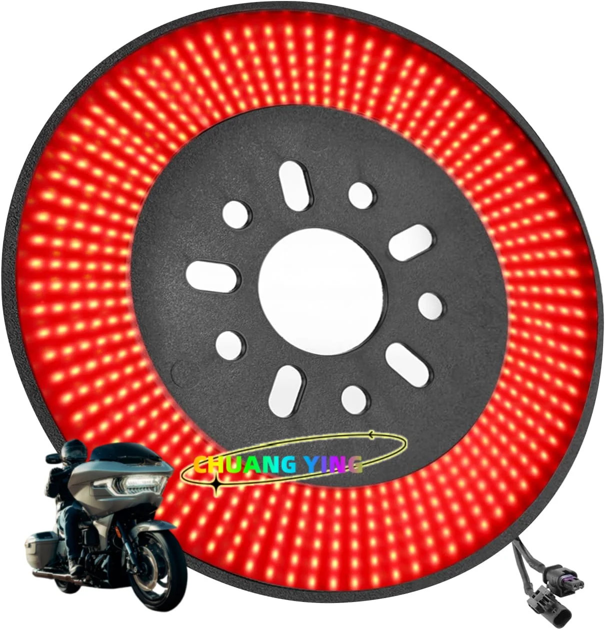 

Spare Tire Brake Light for Wrangler JL JLU 2018-2024, LED 3rd Third Brake Light, Plug-N-Play Wheel Lights