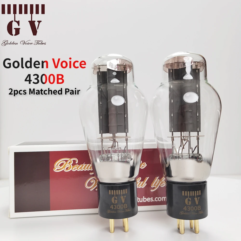 

Golden Voice GV 4300B Vacuum Tube Replaces 300B WE300B 300BN 300BT 300BZ HIFI Audio Valve Electronic Tube Power Amplifier