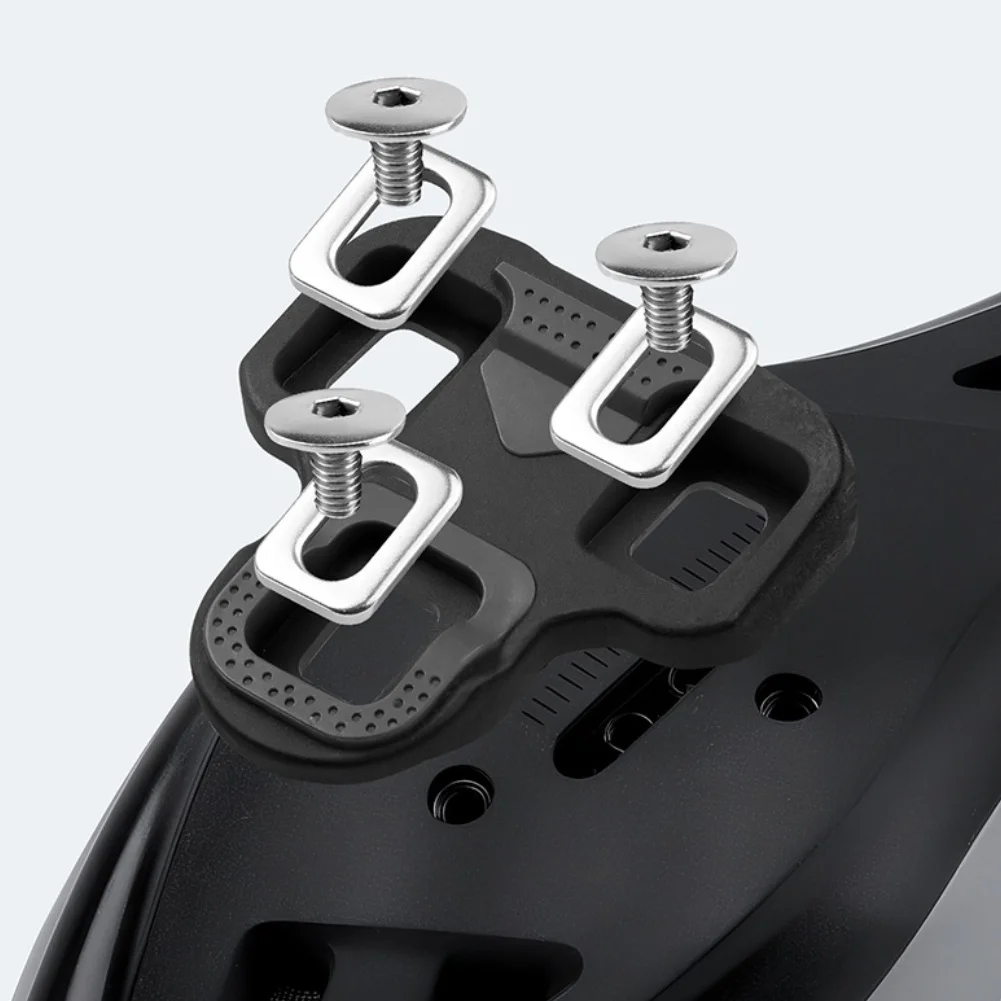 

Lightweight road bike pedal 3 bearing self lock locking pedal with pads for For look system smooth rotation and strong material