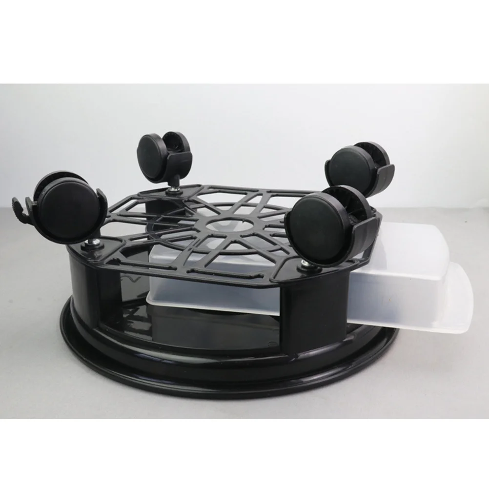 

38cm Round Flower Pot Tray Removable Universal Bottom Wheel Base Creative Storage Drawer Home Garden Potted Stand Rack