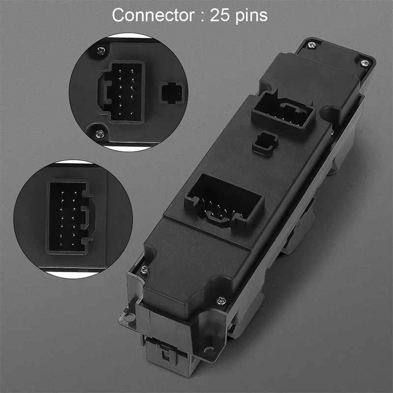 Botonera Ventana para Mazda 6 2007 2008 Accesorios Coche Nuevo Botón Interruptor Ventana Principal De Energía De Control Eléctrico GS1E66350A Elevalunas Interruptor