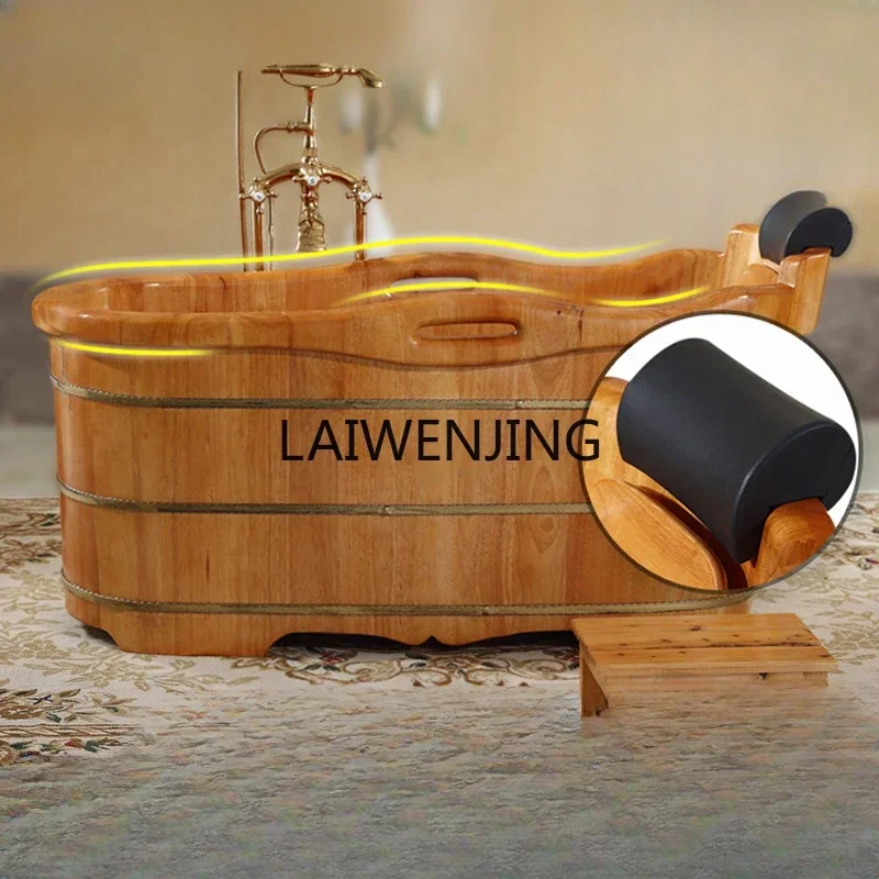 a-15 bath wooden bucket  tub household adult full body  bucket bath tub
