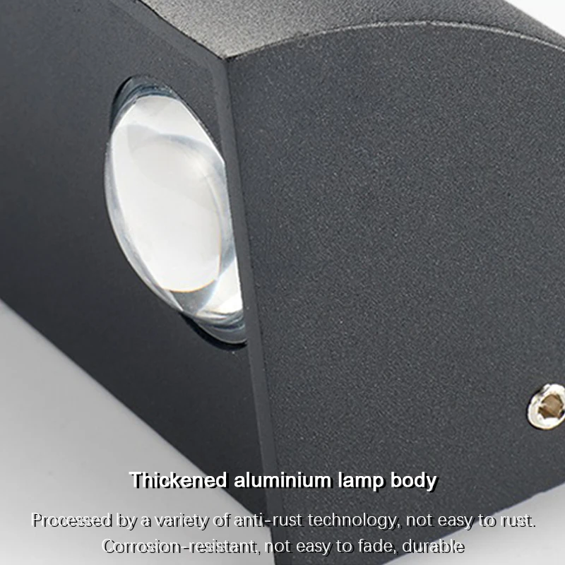 屋外LEDウォールランプ,防水,ドア装飾,壁照明,創造的な個性,バルコニー,廊下,庭,小さい