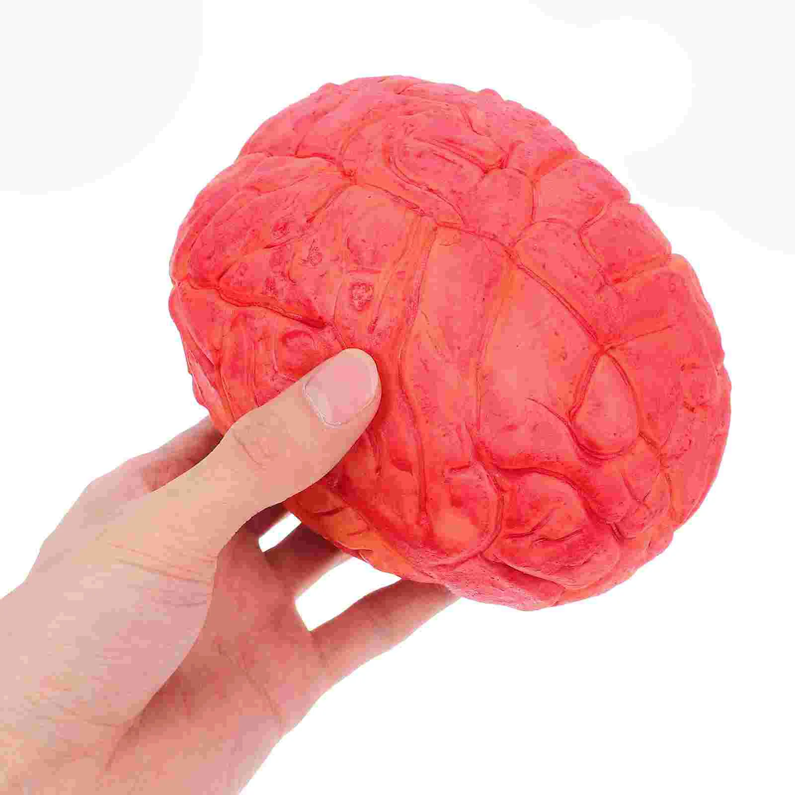 Fake Human Brains Halloween Simulation Dummy Body Parts Mini Red Props Witch Decor