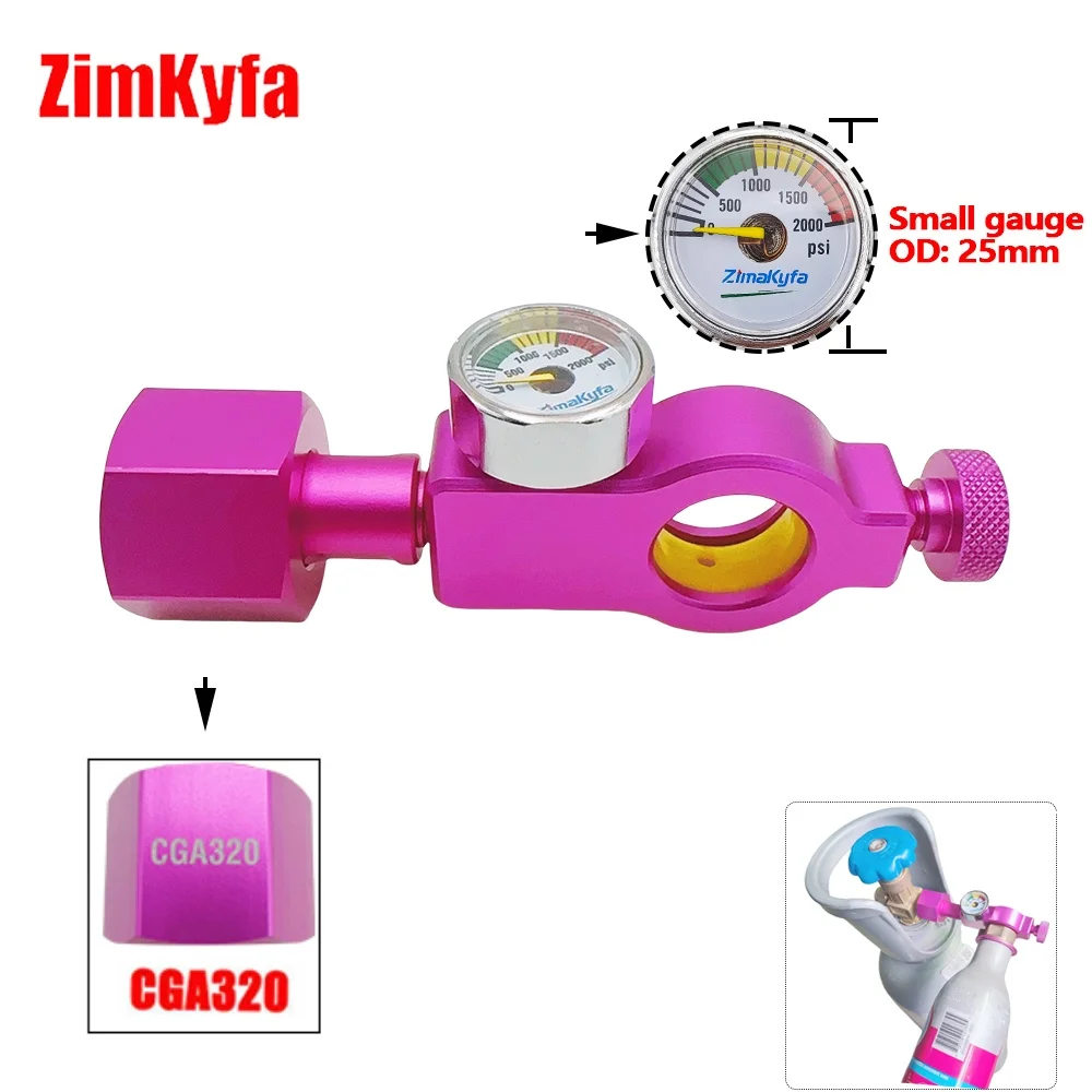 CO2-Nachfülladapter-Füllstation für SodaStream Quick Connect Pink Cylinder Canister Tank