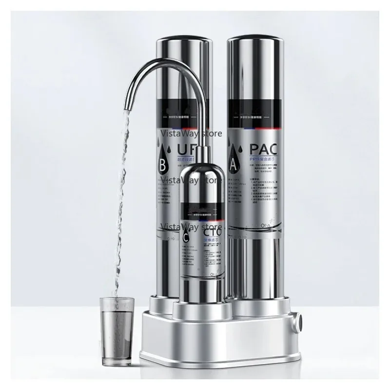 Kitchen Table Water Filter 304 Stainless Steel Ultrafiltration Water Purifier Direct Drinking