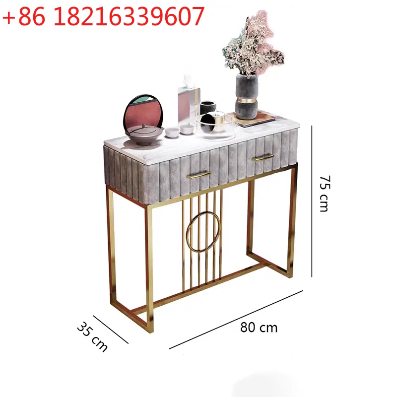 YAO Simple Storage Entryways Table Trendy Modern Exquisite Beauty Console Table Nordic Premium Muebles De Sala Living