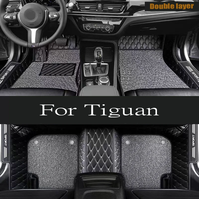 

Car Floor Mats For Tiguan 2019 2018 2017 Carpets Custom Accessories Interior Waterproof Auto Parts Products For VW VW