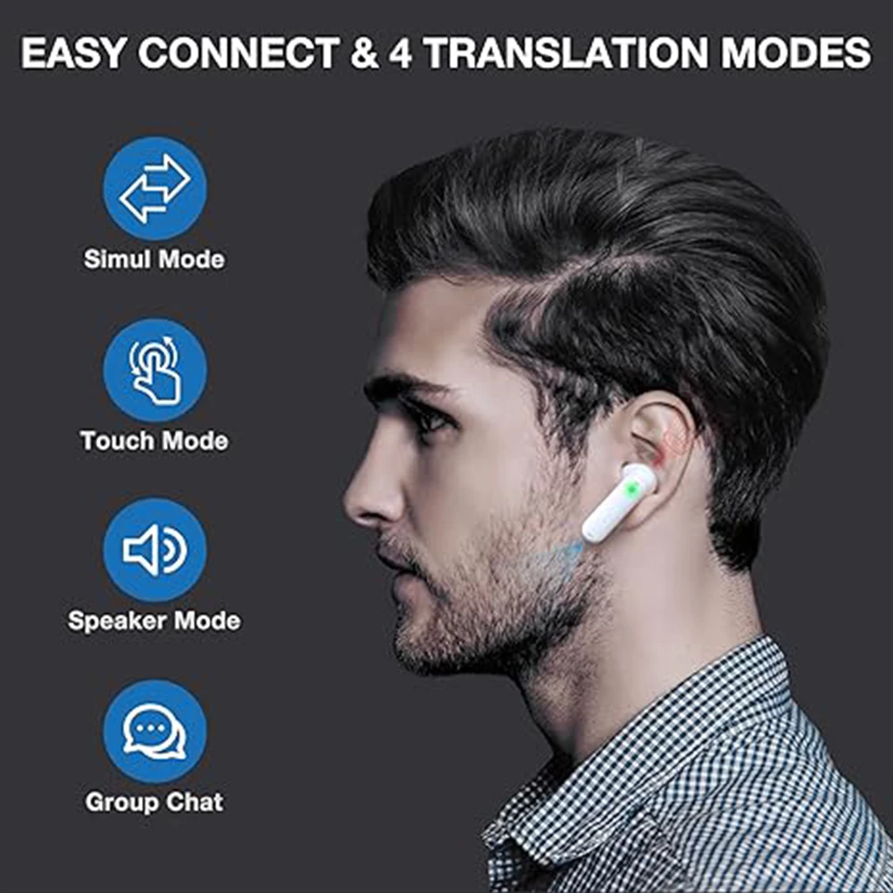 Timekettle WT2 Edge W3 Translator Earbuds: 40 Language Real-Time Translation Fast AI Global professional translation headphones