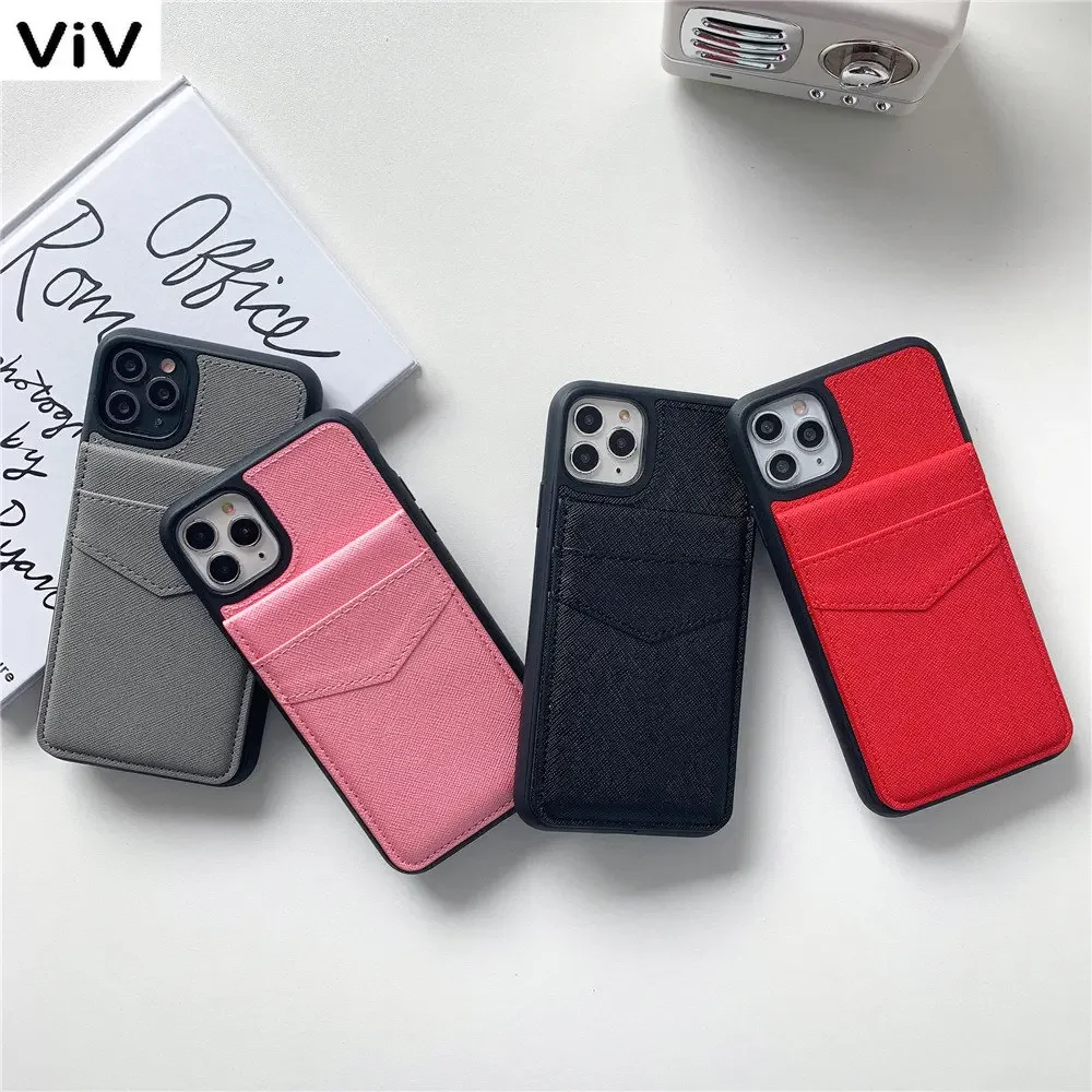 Luxury brand Card package leather 16pro 16promax Phone Case For iPhone 13promax 13pro 11 12 13 14 15 16 ProMax Korea Japan Cover