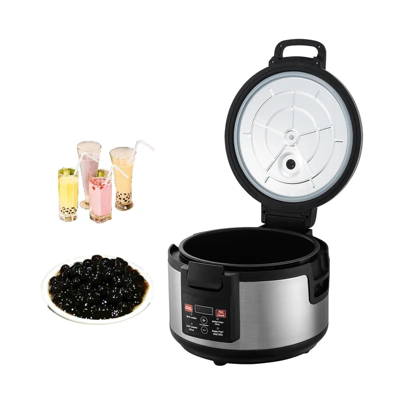 Milk Tea Shop Automatic Pearl Cooking Machine 16L Large Capacity Pearl Pot Automatic Boba Cooking Machine