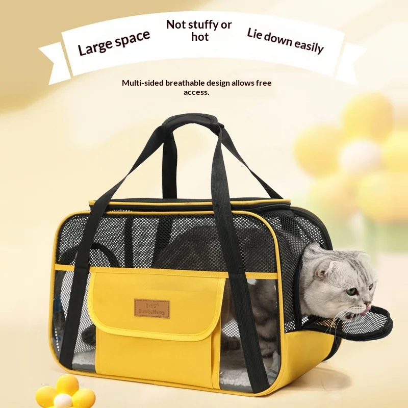 Bolsa de transporte portátil en Oxford para perros y gatos: hombro - imagen 3