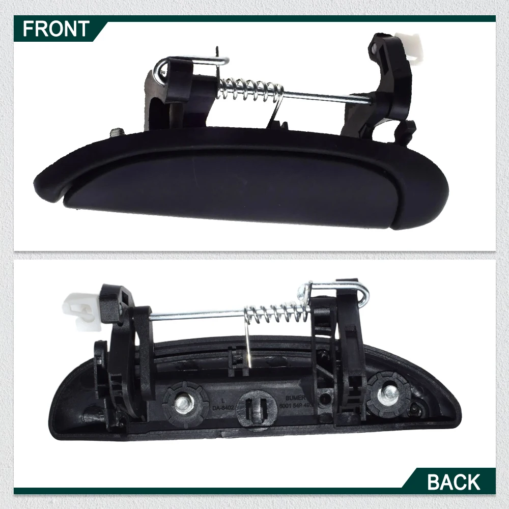 1pc Car Exterior Outside Door Handle Front Rear Left Right for Nissan Platina Renault Clio Mk2 Megane Dacia Sandero Logan LHD