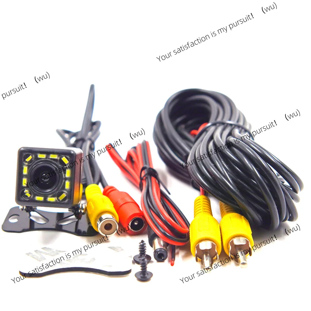 Reverse Camera for Backup Parking Assistance Universal Waterproof with HD CCD 12 LEDs Night Wide Rear View Angle