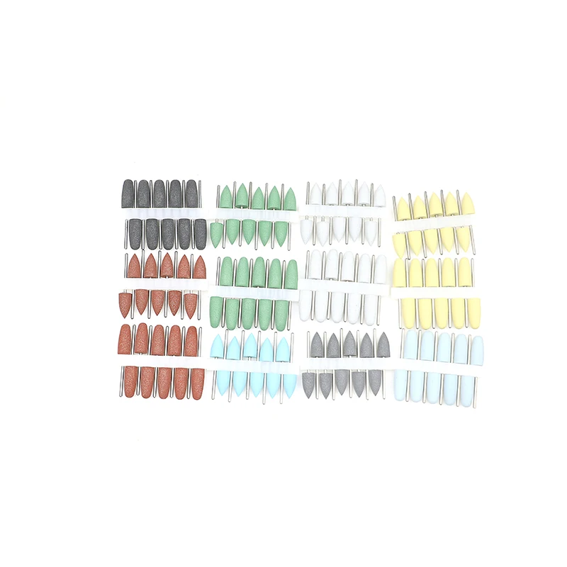 

Dental Silicone Polishers Teeth Whitening Dental Silicone Rubber Polishers Burs Dental Materials 10pcs/set