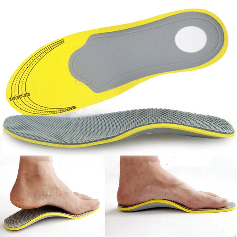 Orthopedic Insoles Flat Feet High Arch Support Pads Insert Plantar Fasciitis Relief Men&Women Sport Shoe Pads Running Inserts