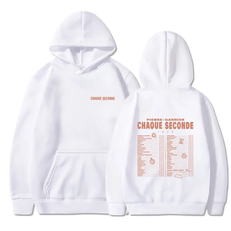 بيير غارنييه هوديس الرجال موضة تشاك جولة ثانية ملابس منقوشة بكم طويل بلوزات المرأة عادية هودي البلوفرات سوداديراس