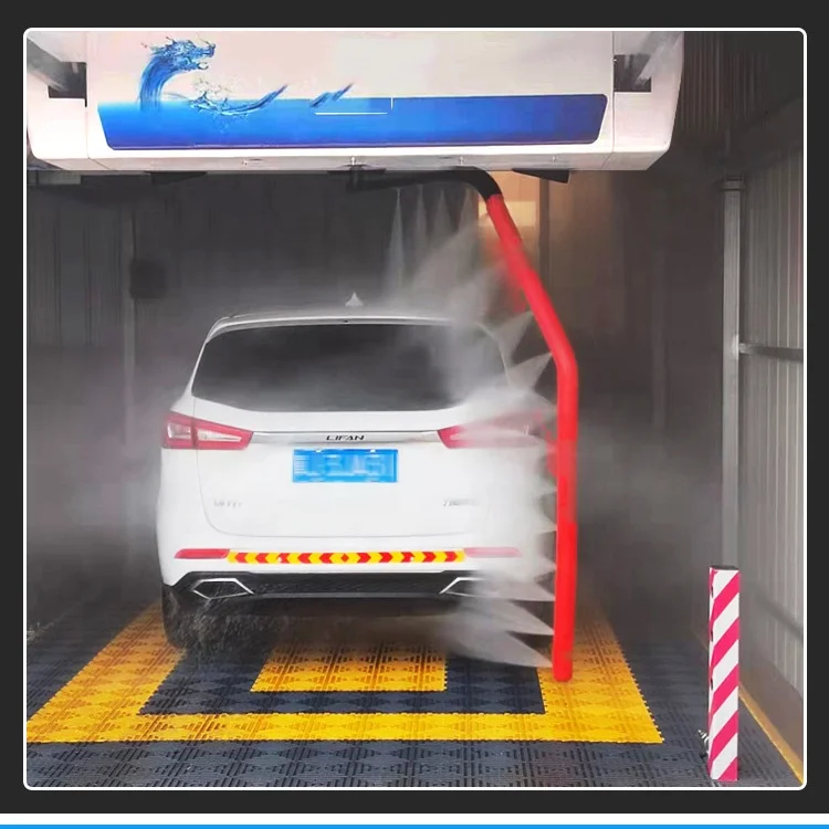 نظام ماكينة غسيل السيارات الأوتوماتيكية 360 درجة، خدمة ذاتية أوتوماتيكية بالكامل، ماكينة غسيل أوتوماتيكية للعملات المعدنية