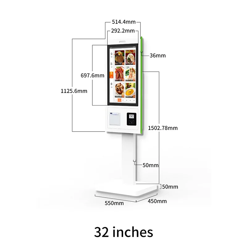 all-in-one machine Catering self-service cash register Scan code cash register self-service ordering machine Overseas touch