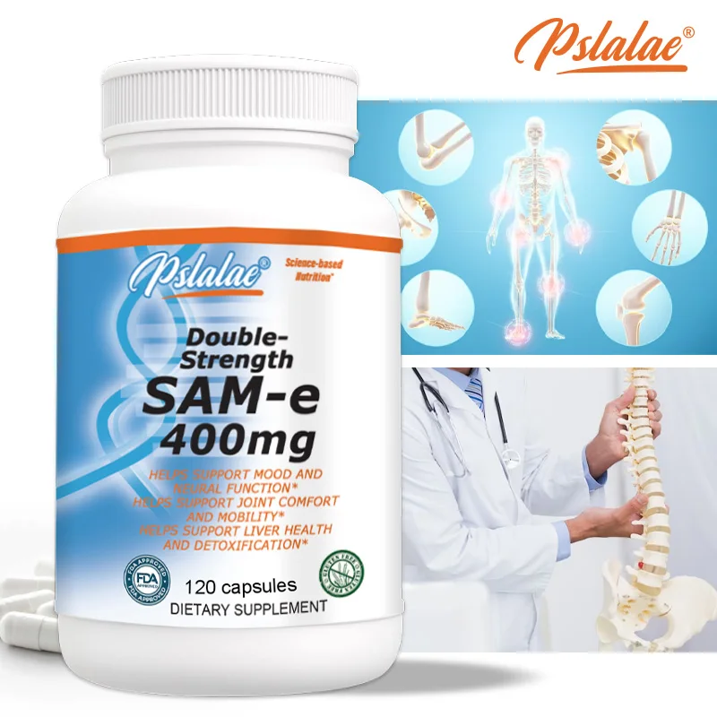 

Sam-E 400mg Joint Supplement - Support Bone and Joint Health, Improve Negative Mood, Enhance Energy, and Relieve Stress