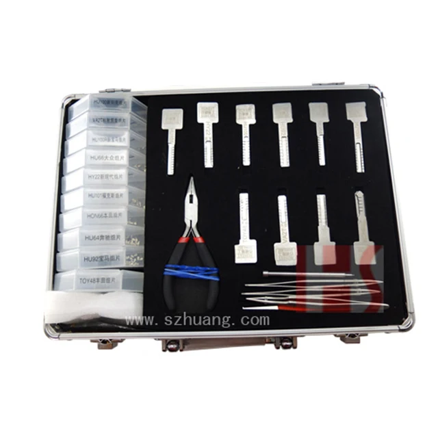 10 Pcs Set Car Key Moulds Gear Locksmith Tools Honest
