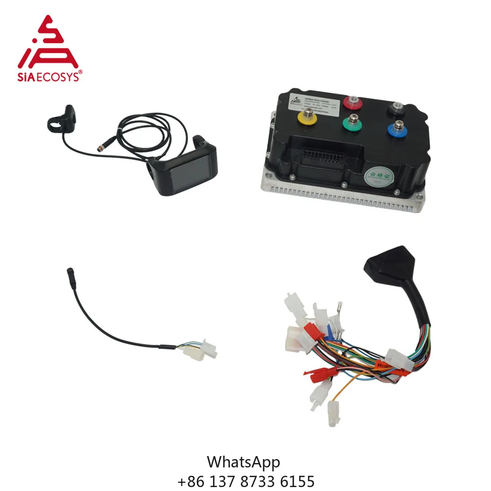 New Arrival SiAECOSYS Programmable SIAYQ72120 72V 120A High Power E-scooter Bike Controller TFT 750C Display 100KPH IP67