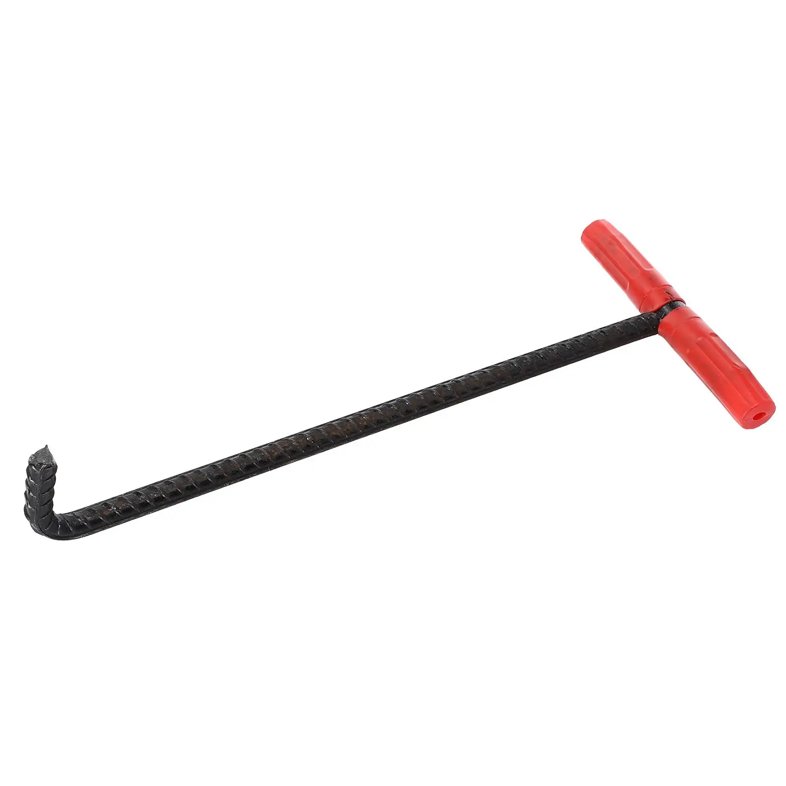 

1pc T-Shaped Manhole Cover Hook Heavy Duty Lifting Hooks for Sewer Maintenance Outdoor Practical Steel Sturdy Handle