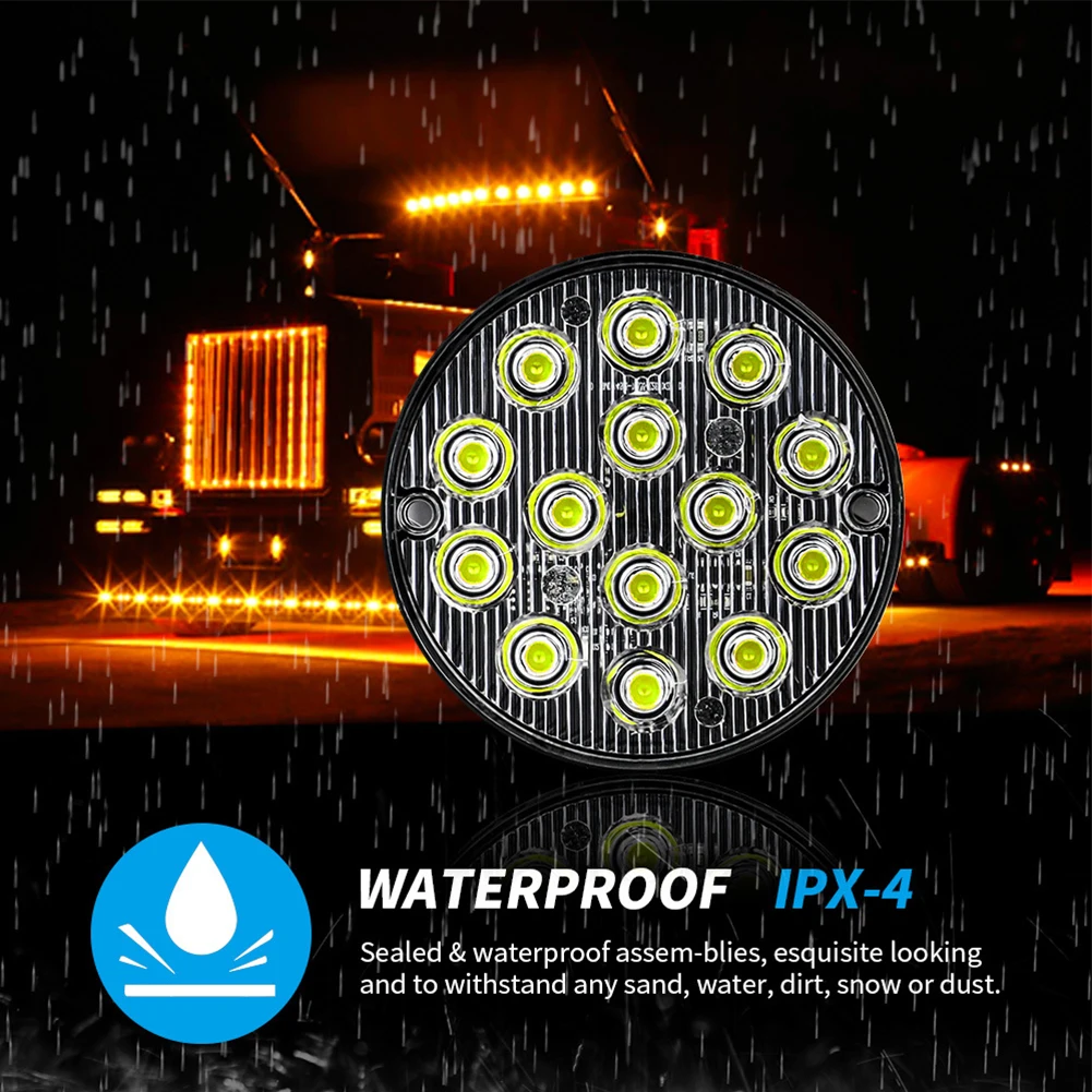 

Noen Автомобильный Свет Круглый Светодиодный Задний Фонарь Автомобильный DC 12 В-24 В 50000 Часов ABS Материал Круглый Свет Высокое Качество Совершенно Новый