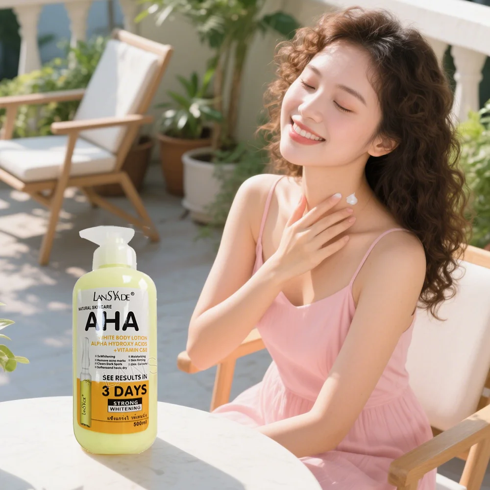ชุดดูแลร่างกายอเนกประสงค์ AHA Lotion, โลชั่นบํารุงผิวเนยและครีมไวท์เทนนิ่งเพื่อการดูแลผิวที่ครอบคลุม