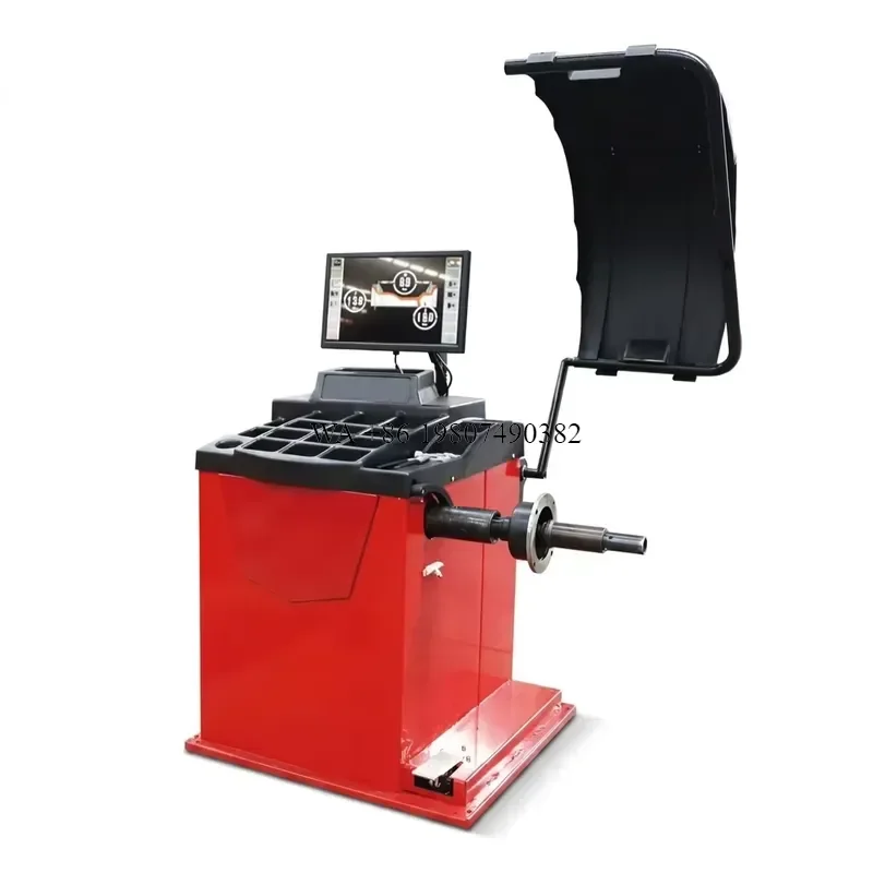 wmwmnu Professional Wheel Balancer for Car Rim Tire Service for Repair Shop Auto Wheel Balancing Equipment