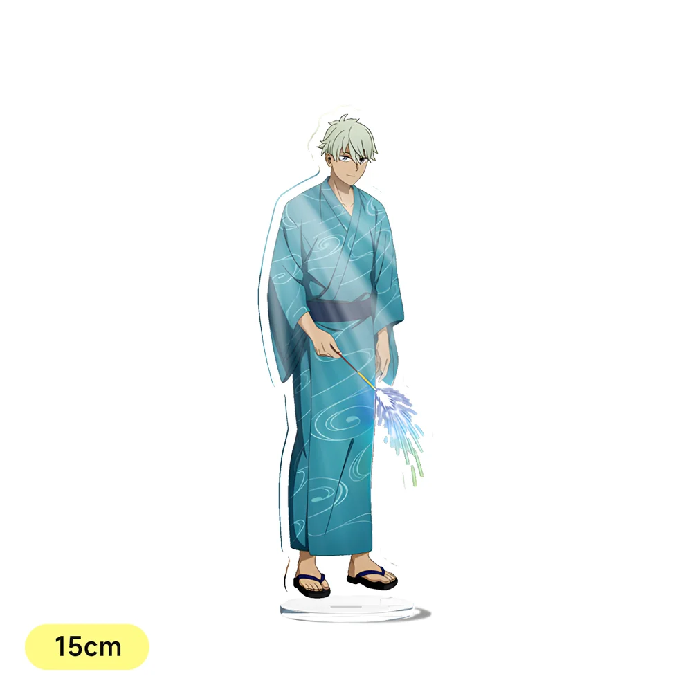 Anime Monster No 8 Yukata Version Desktop Stand Hibino Kafka Cosplay figura acrílica Display Stand Sign Merch Gift