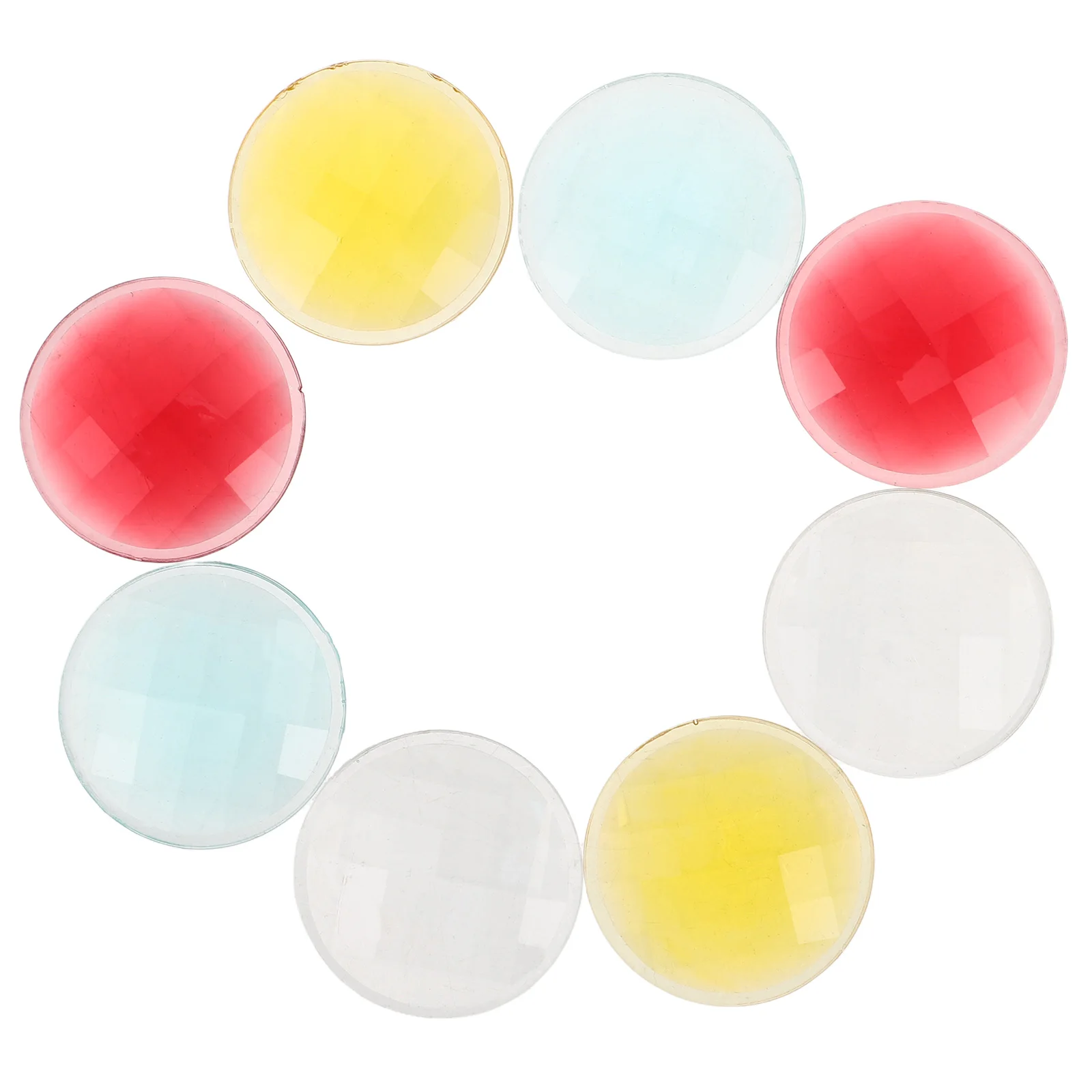 8 SZT. Wanhua Rurka DIY Kalejdoskop Soczewka Zestaw Ręcznie Robiony Kolorowy Pryzmat Materiały do Rękodzieła Filtr